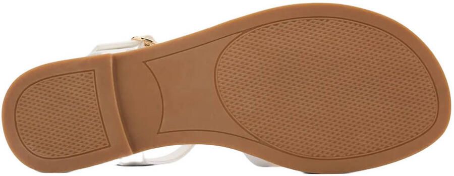 Graceland imitatieleren sandalen wit - Foto 3