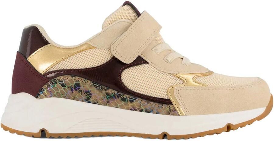 Graceland imitatieleren sneakers beige