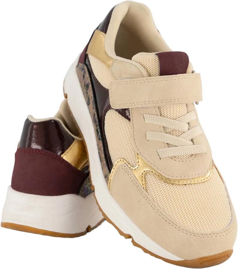 Graceland imitatieleren sneakers beige - Foto 2