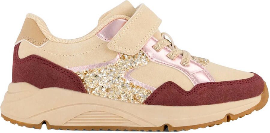 Graceland imitatieleren sneakers beige