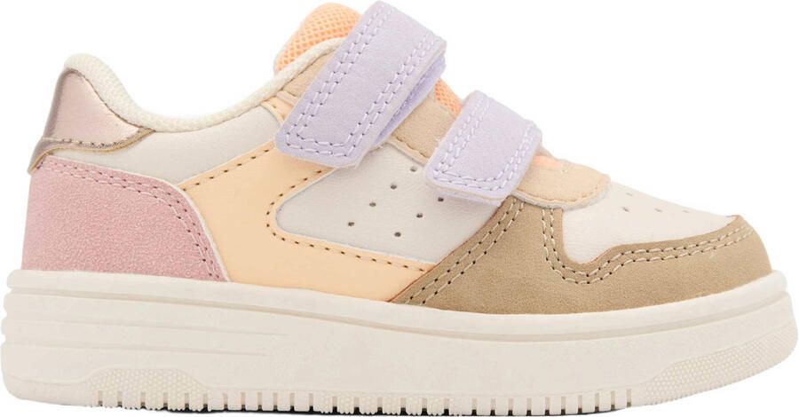 Graceland imitatieleren sneakers beige pastel