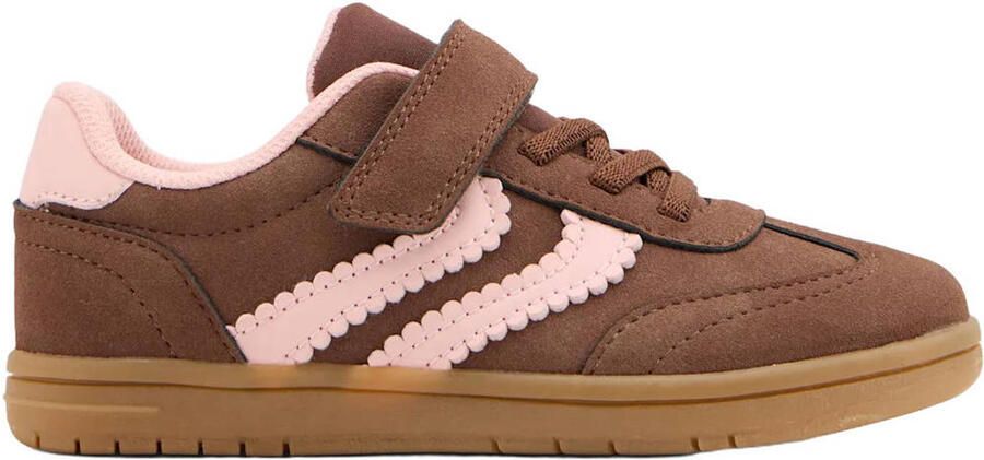 Graceland imitatieleren sneakers bruin