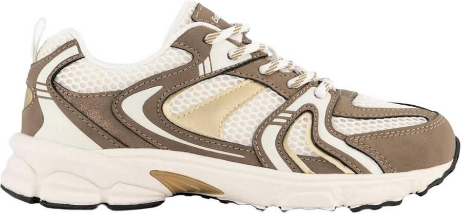 Graceland imitatieleren sneakers bruin