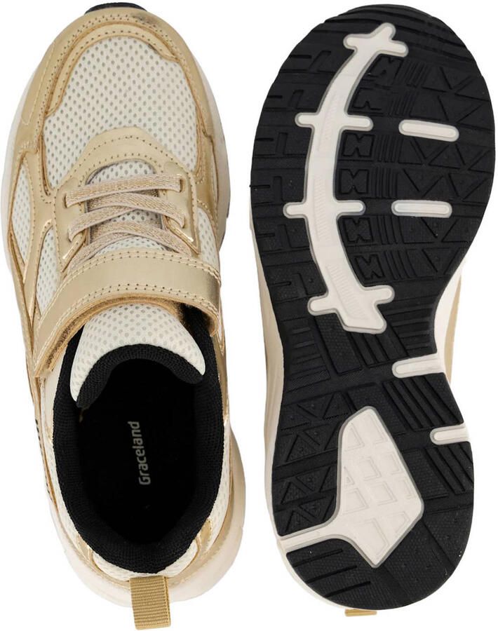 Graceland imitatieleren sneakers goud - Foto 2