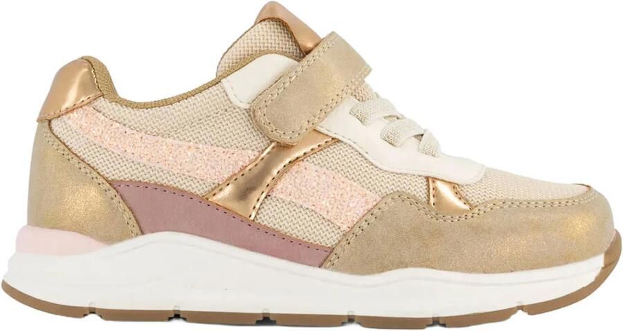Graceland imitatieleren sneakers goud beige