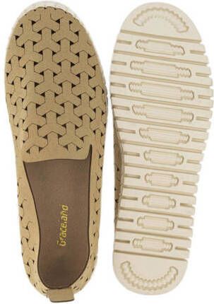 Graceland Zandkleurige instapper gevlochten - Foto 2