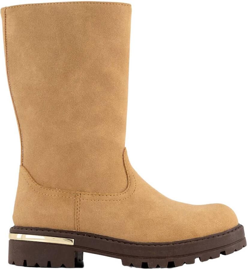 Graceland laarzen met profielzool beige