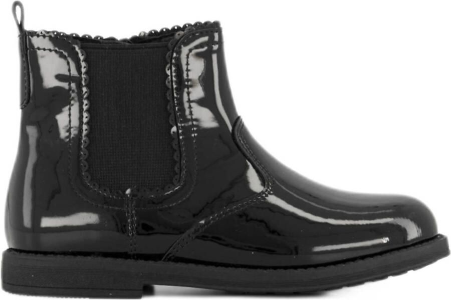 Graceland lak enkelboots zwart