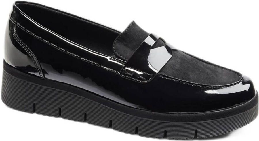 Graceland Zwarte instapper lak