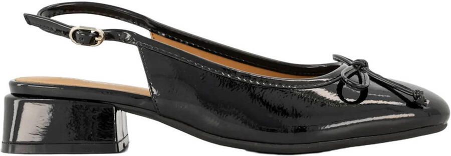 Graceland lak slingback ballerina's zwart