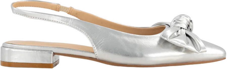 Graceland lak slingback loafers zilver