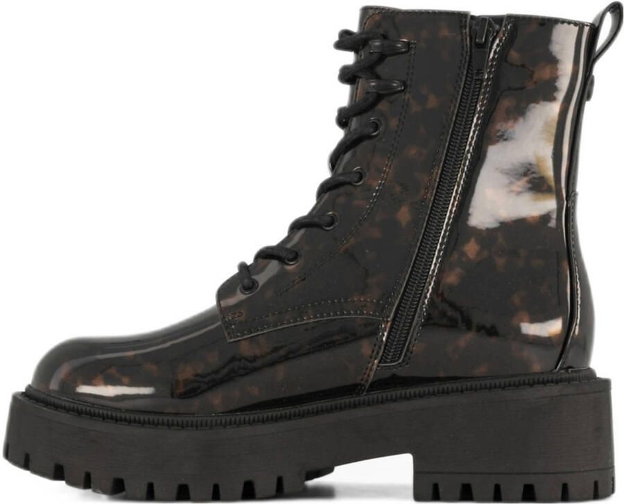 Graceland lak veterboots zwart - Foto 2