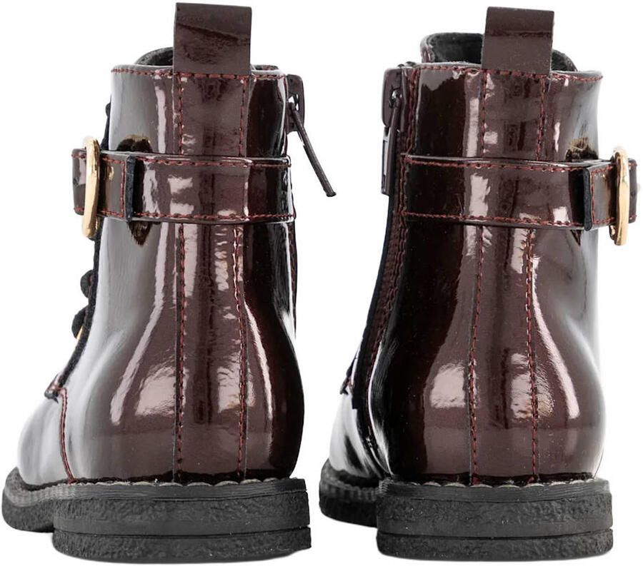 Graceland lakleren enkelboots aubergine - Foto 2