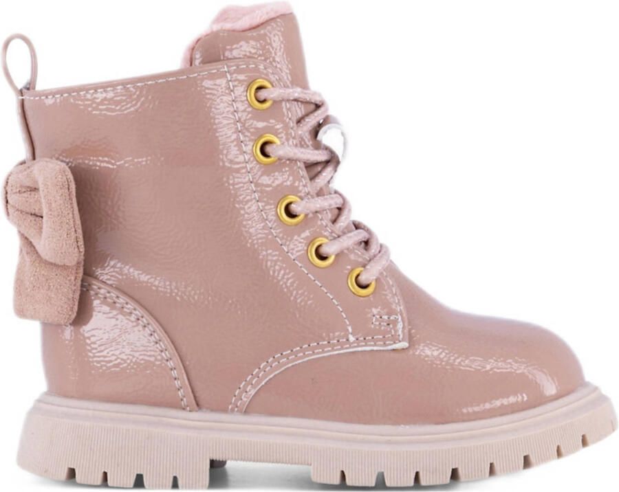 Graceland lakleren enkelboots met profielzool lichtroze
