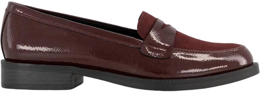 Graceland lakleren loafers bordeaux