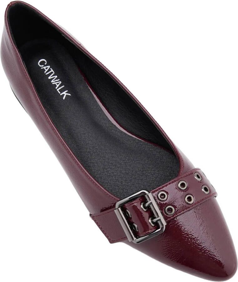 Graceland lakleren loafers bordeaux - Foto 2