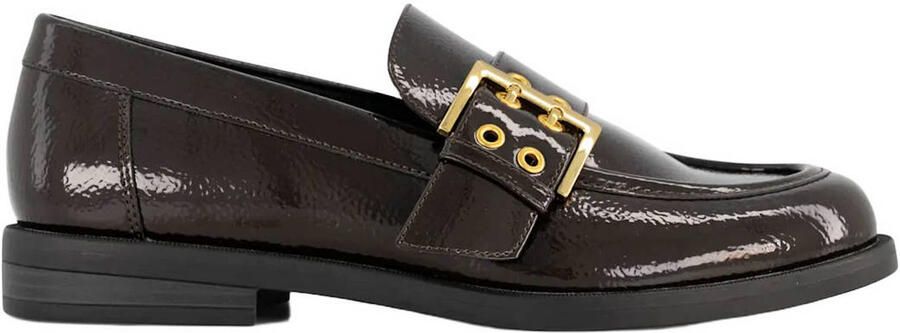 Graceland lakleren loafers bruin