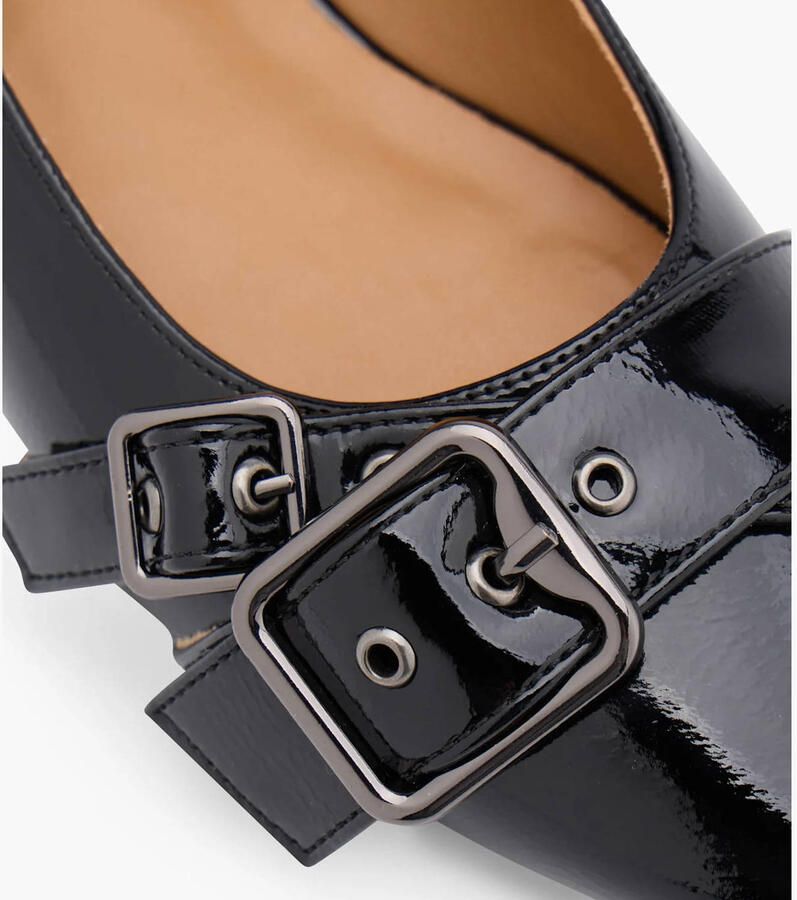 Graceland lakleren loafers zwart - Foto 2