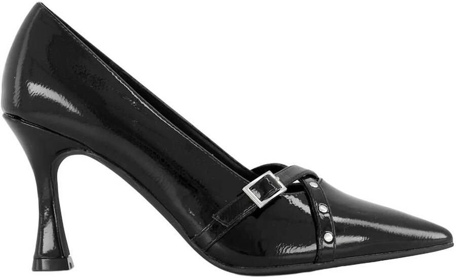 Graceland lakleren pumps met hak zwart