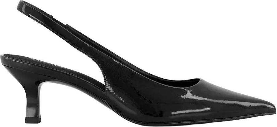 Graceland lakleren slingback pumps met hak zwart