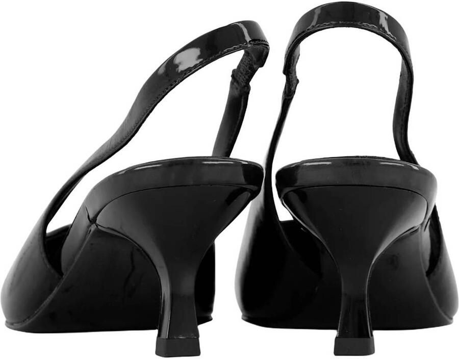 Graceland lakleren slingback pumps met hak zwart - Foto 2