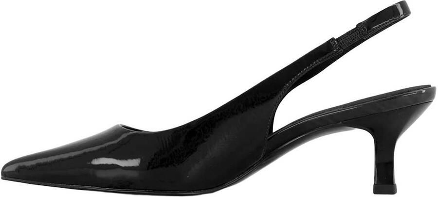 Graceland lakleren slingback pumps met hak zwart - Foto 3