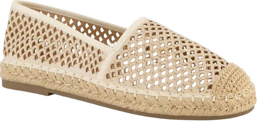 Graceland leren espadrilles beige - Foto 3