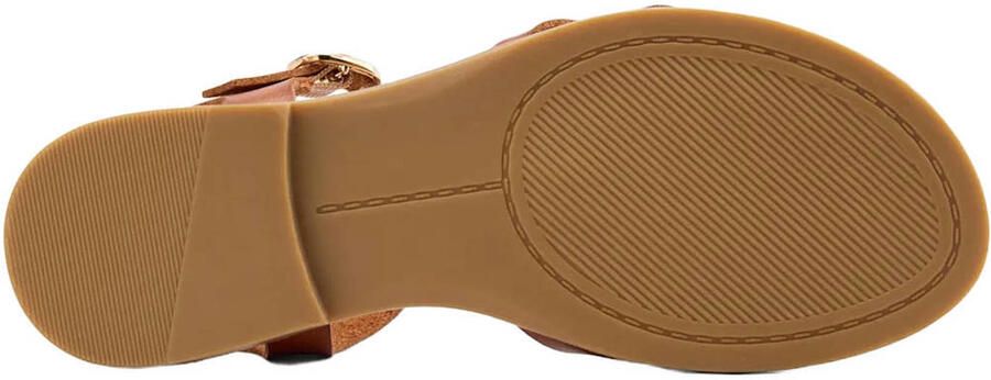 Graceland leren sandalen cognac - Foto 3