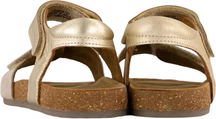 Graceland leren sandalen goud - Foto 3