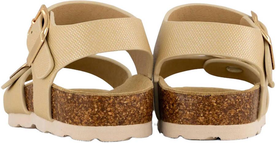 Graceland leren sandalen goud - Foto 3