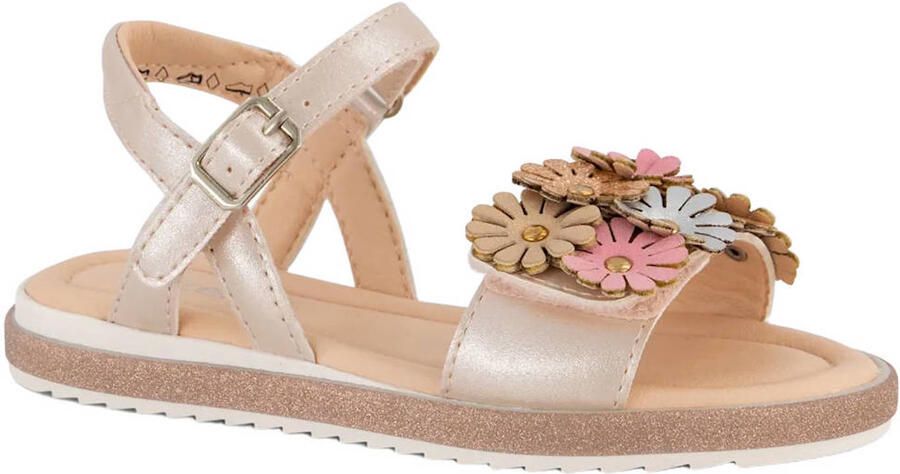 Graceland leren sandalen lichtroze metallic - Foto 2