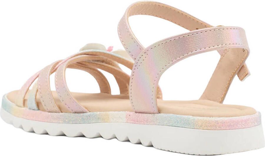 Graceland leren sandalen met glitters lichtroze - Foto 3