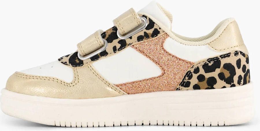 Graceland leren sneakers beige panter roze glitter - Foto 3