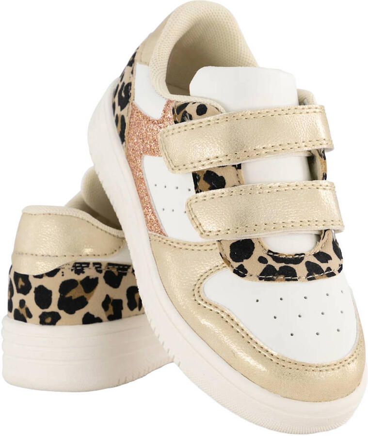 Graceland leren sneakers beige panter roze glitter - Foto 2