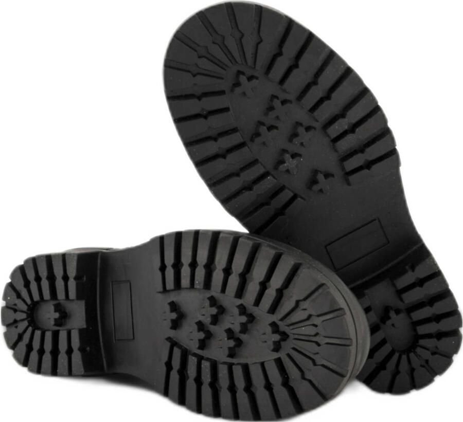 Graceland leren veterboots zwart - Foto 2