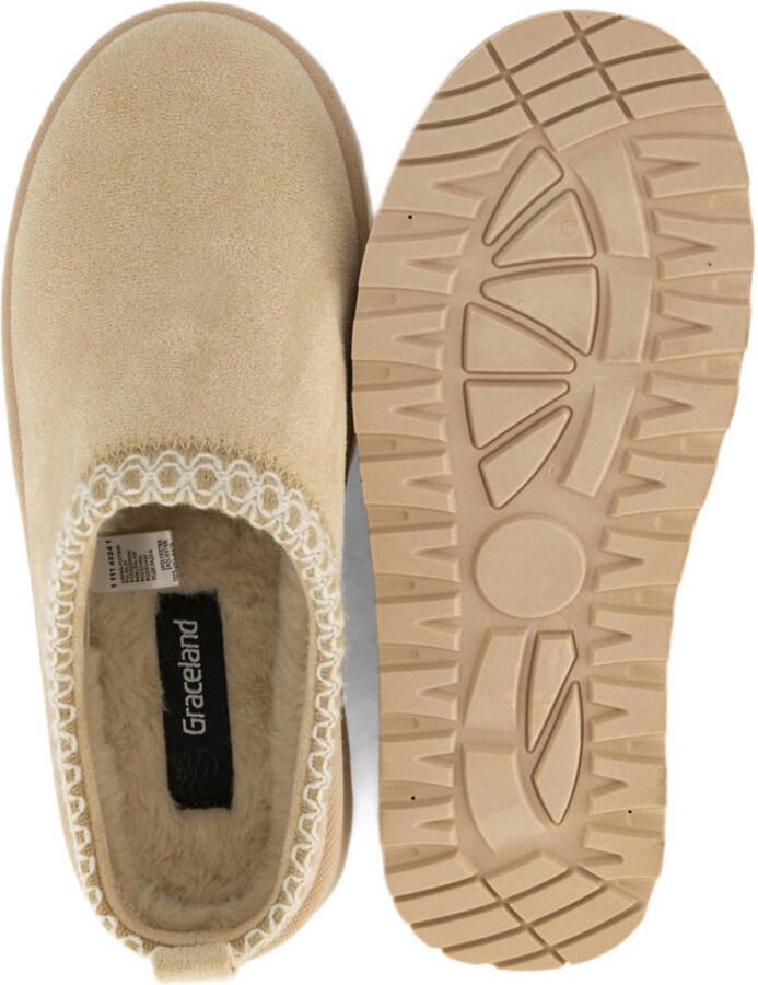 Graceland pantoffels beige