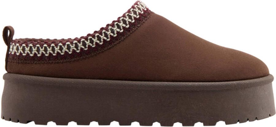 Graceland pantoffels bruin