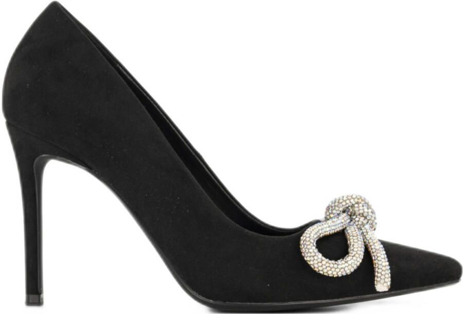 Graceland pumps met strass strikje zwart
