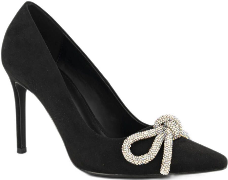 Graceland pumps met strass strikje zwart - Foto 2