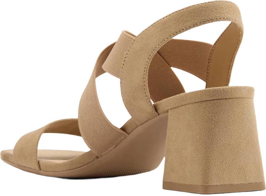 Graceland sandalen met blokhak beige - Foto 2