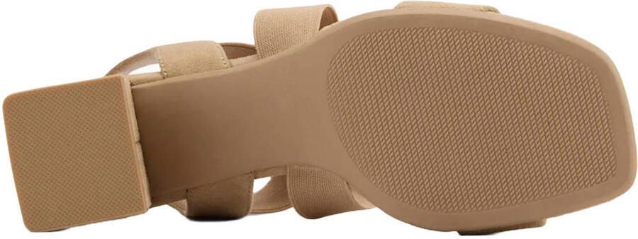 Graceland sandalen met blokhak beige - Foto 3