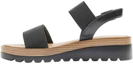 Graceland Zwarte sandaal elastisch - Foto 3