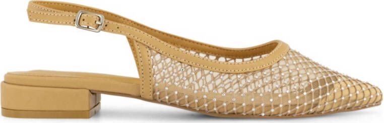 Graceland slingback loafers beige