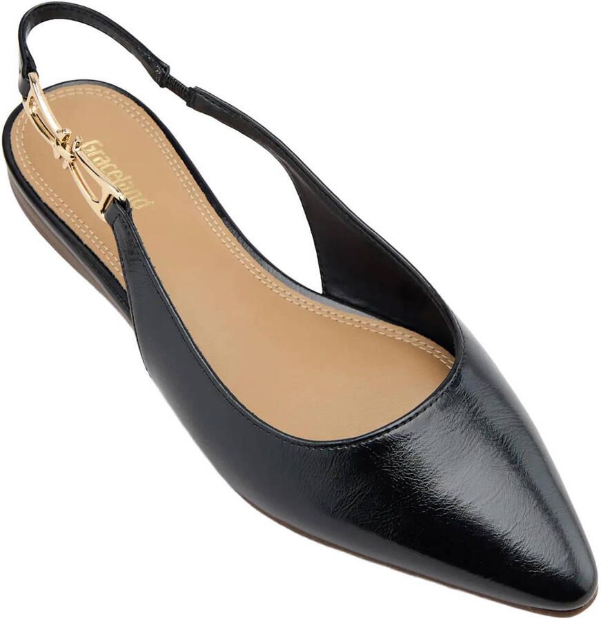 Graceland slingback loafers zwart - Foto 2