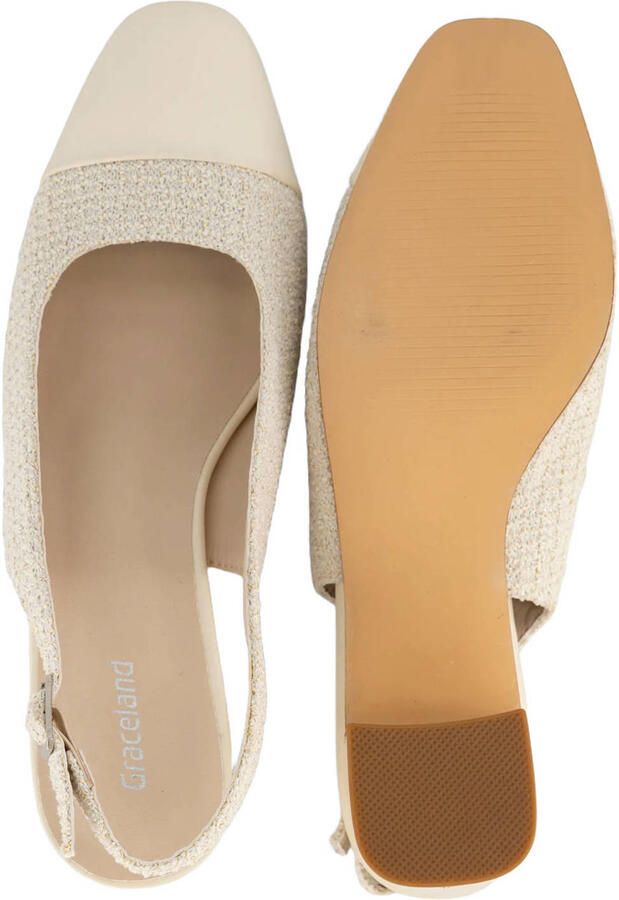 Graceland slingback pumps ecru - Foto 2