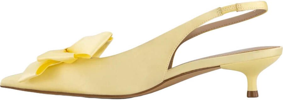 Graceland slingback pumps met strik geel - Foto 3