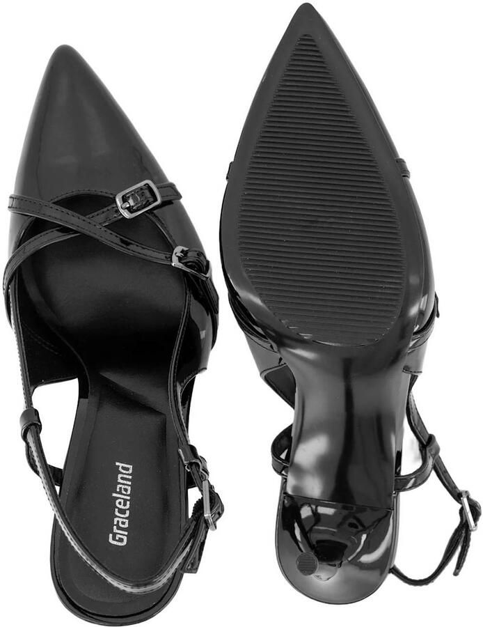 Graceland slingback pumps zwart - Foto 2