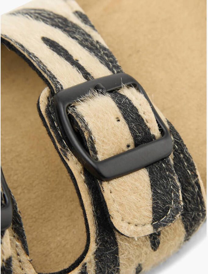 Graceland slippers beige zwart - Foto 3