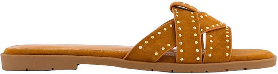 Graceland slippers cognac
