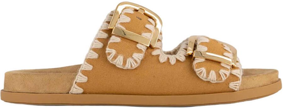 Graceland slippers cognac